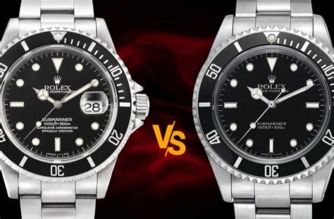 rolex submariner no date vs date|2023 submariner no date 124060.